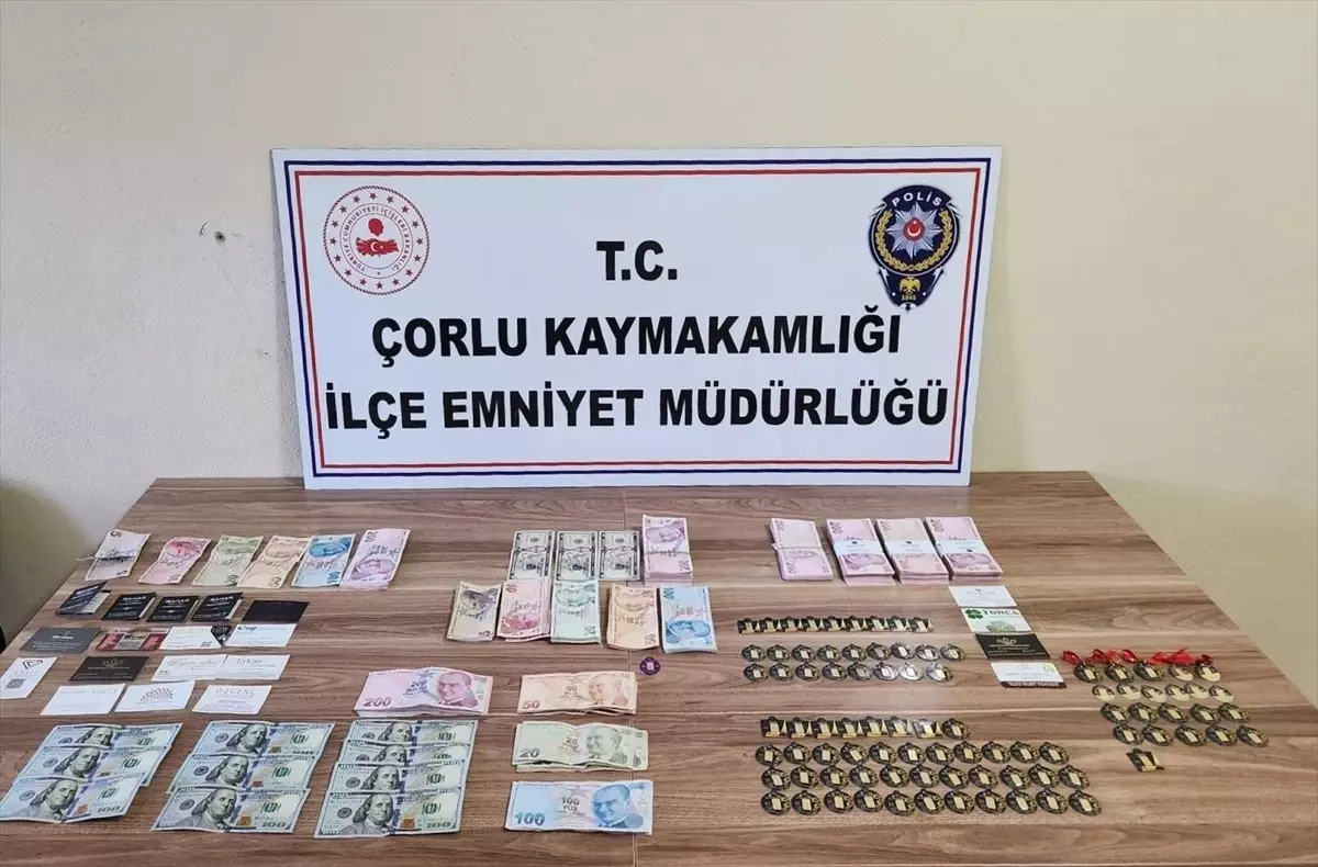 Çorlu\'da Sahte Altın Operasyonu