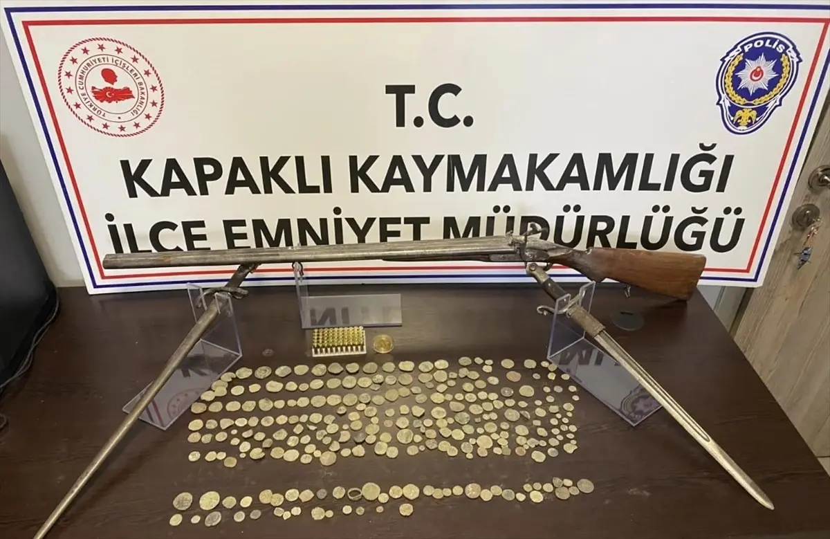 Tekirdağ\'da Tarihi Eser Kaçakçılığına Darbe