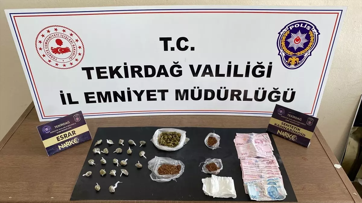 Tekirdağ\'da Uyuşturucu Operasyonu: 3 Tutuklama