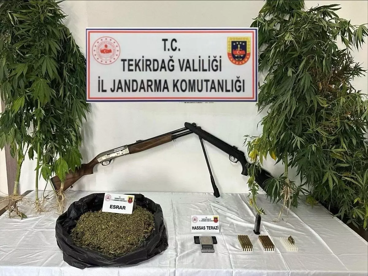 Tekirdağ\'da Uyuşturucu Operasyonu