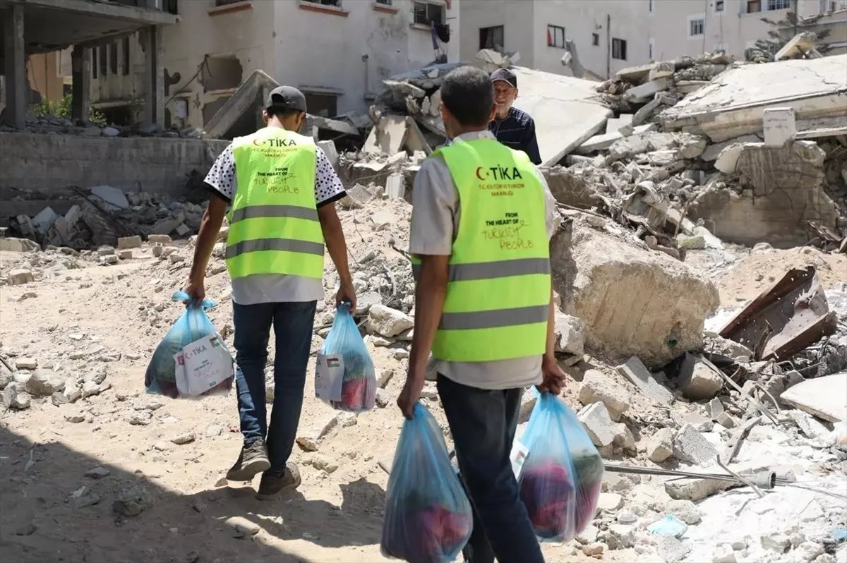 TİKA\'dan Gazze\'ye Gıda Yardımı