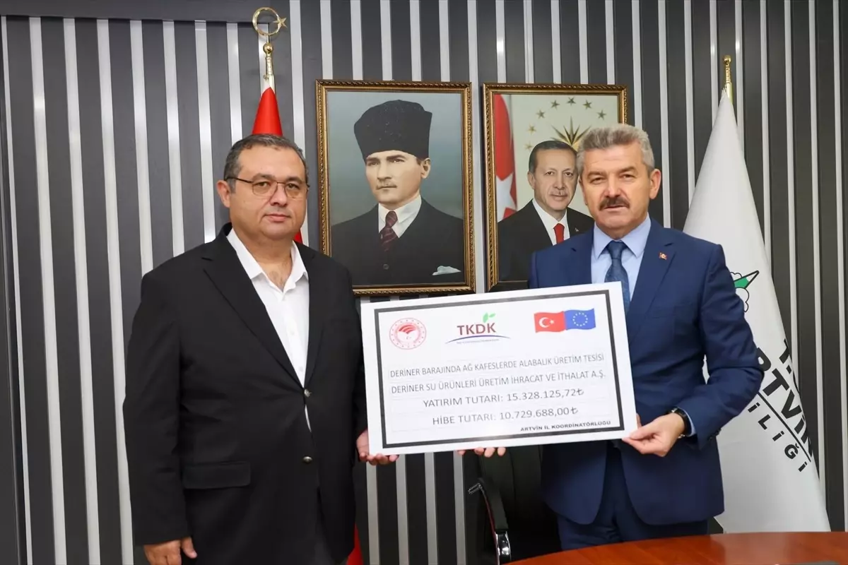 Artvin\'e 64 Milyon Lira Hibe Desteği