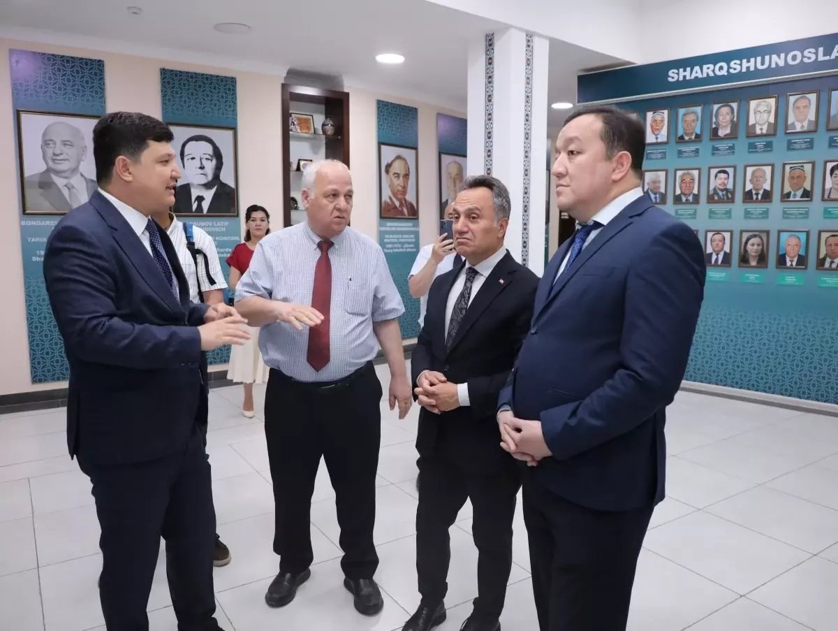 TOGÜ Rektörü Yılmaz, Taşkent\'te Ziyarette Bulundu