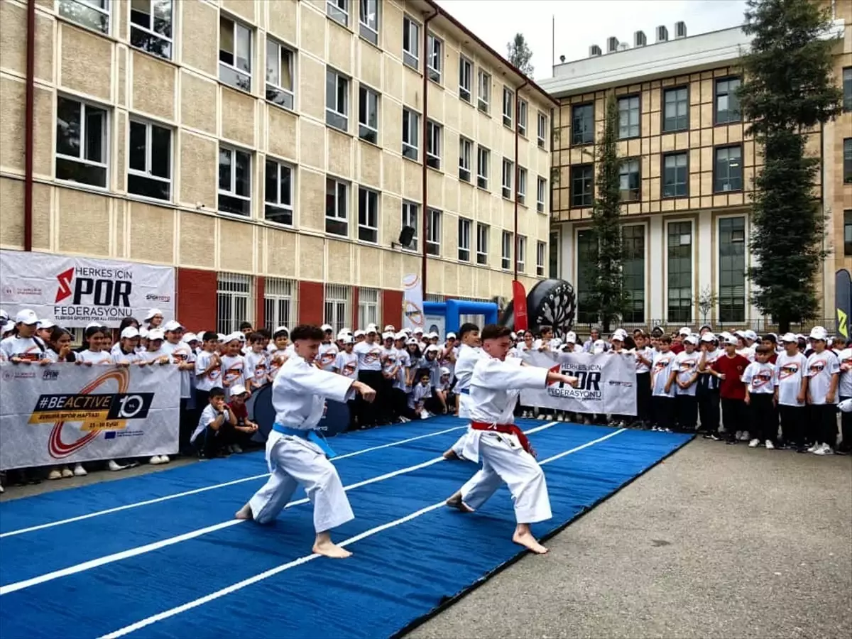 Yomra\'da Avrupa Spor Haftası Etkinlikleri