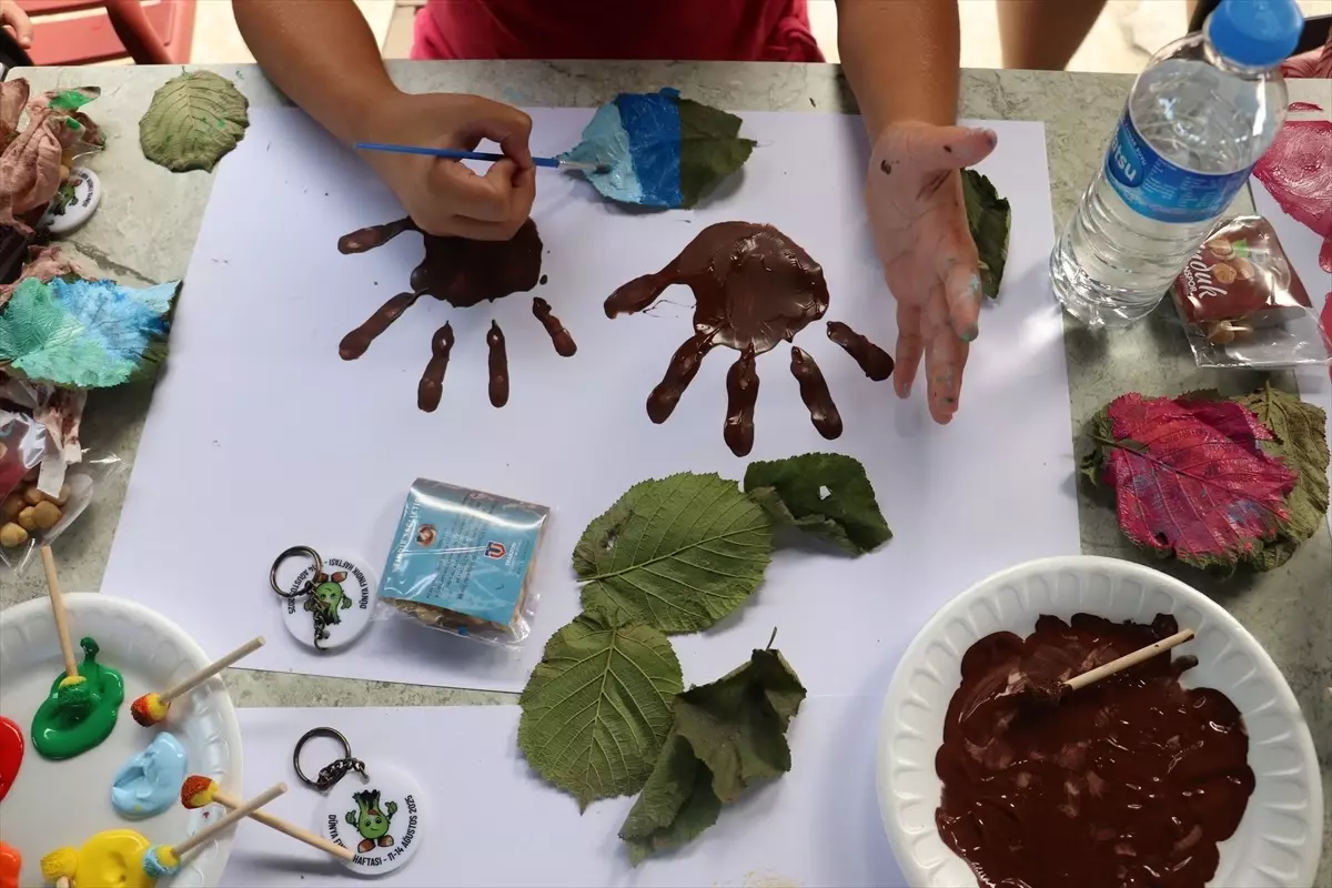 Dünya Fındık Haftası\'nda Çocuk Atölyesi