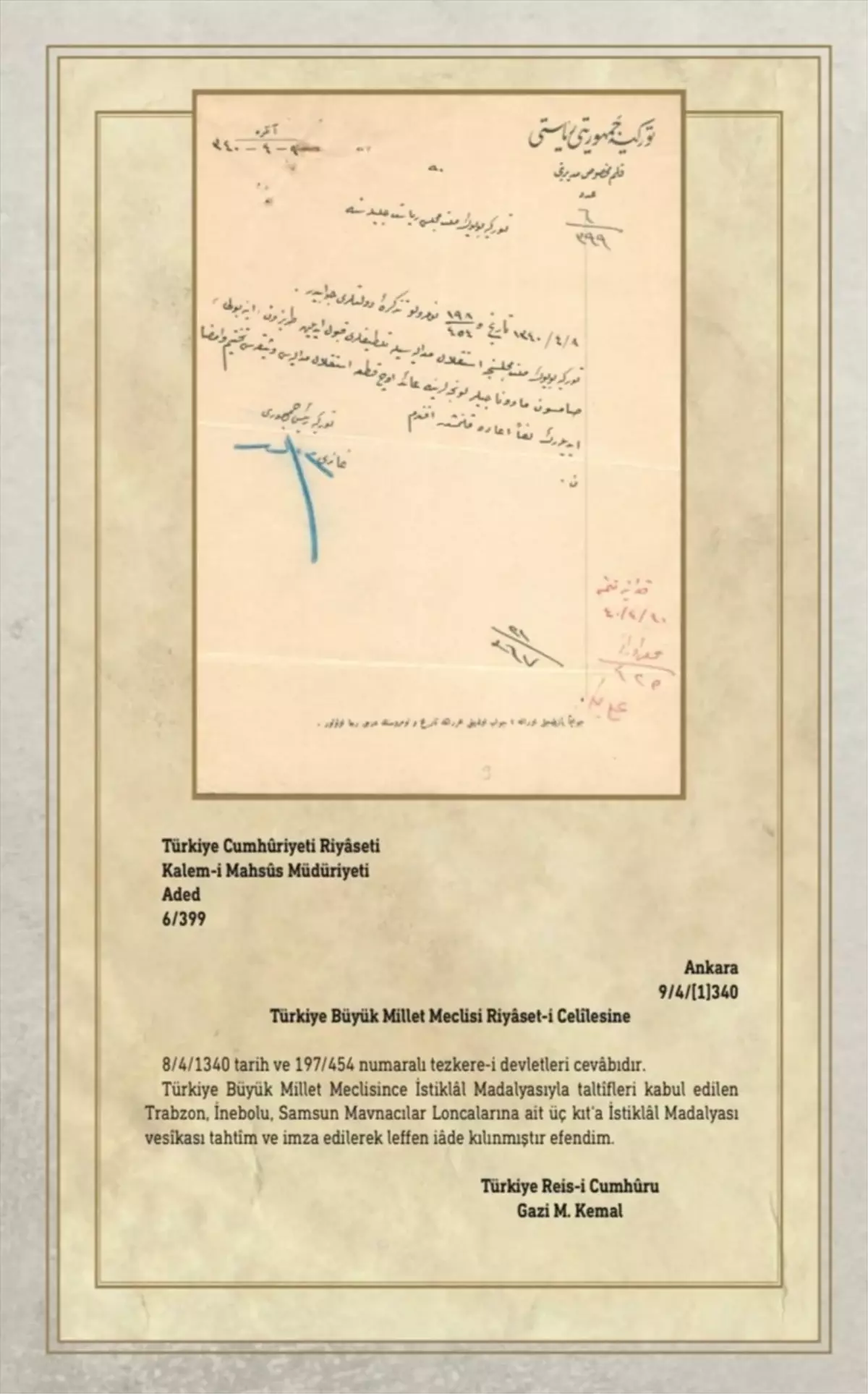 Trabzon\'a İstiklal Madalyası Teslim Ediliyor