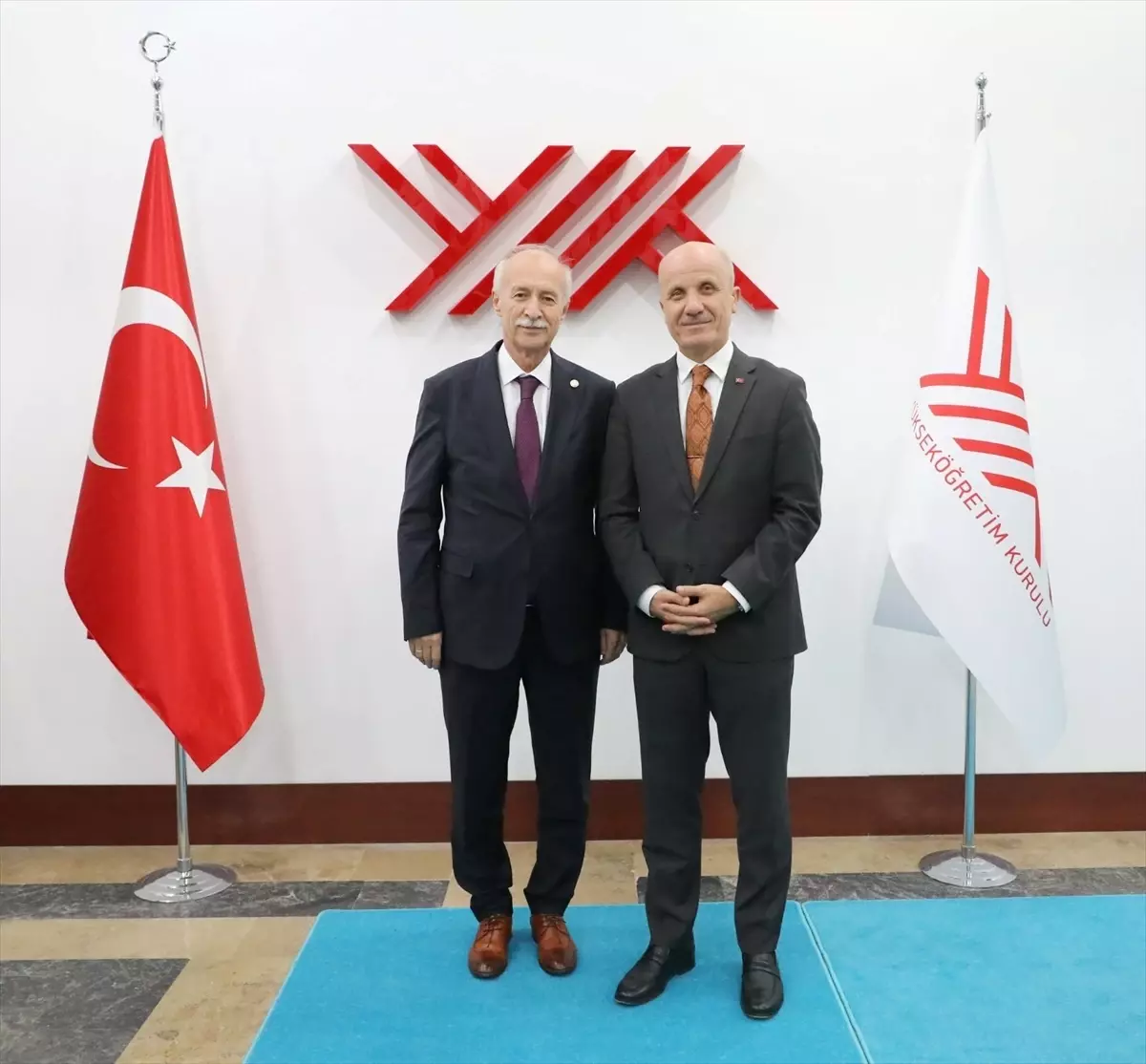 TÜ Rektörü YÖK Başkanını Ziyaret Etti