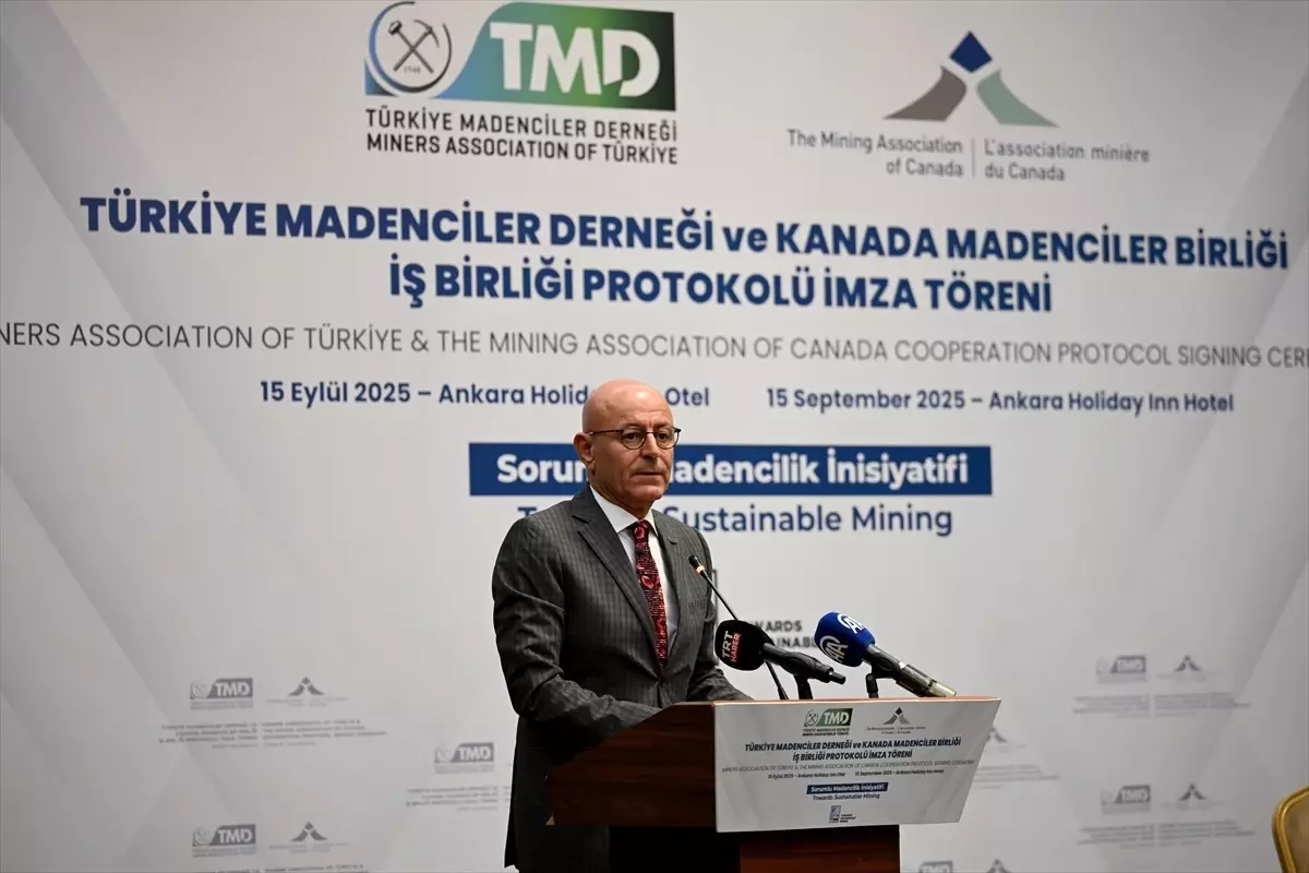 Türkiye ve Kanada\'dan Sürdürülebilir Madencilik Protokolü