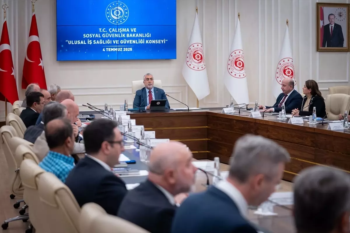 "Ulusal İş Sağlığı ve Güvenliği Konseyi" başkentte toplandı