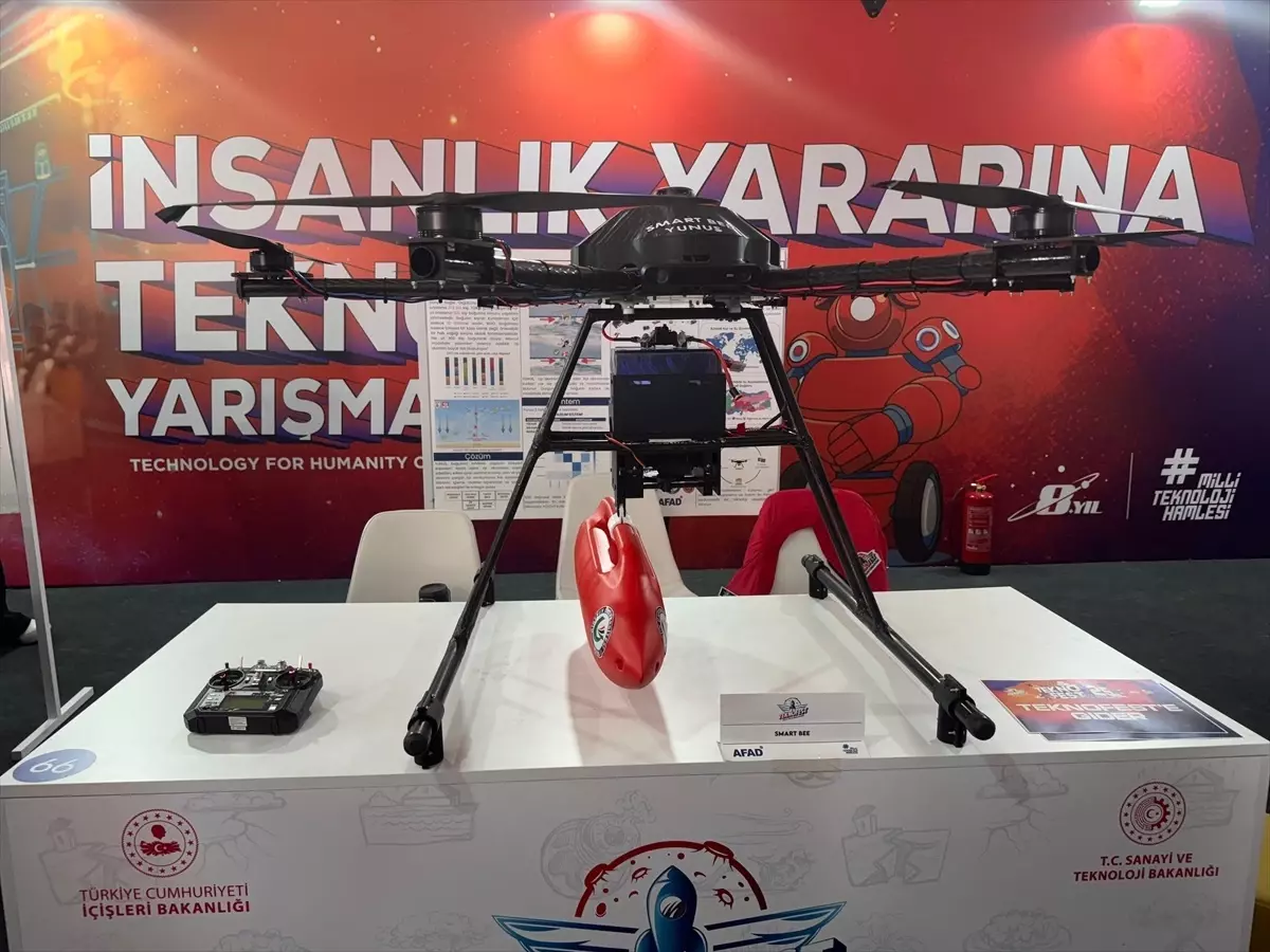 Yapay Zeka Destekli Cankurtaran İHA TEKNOFEST\'te