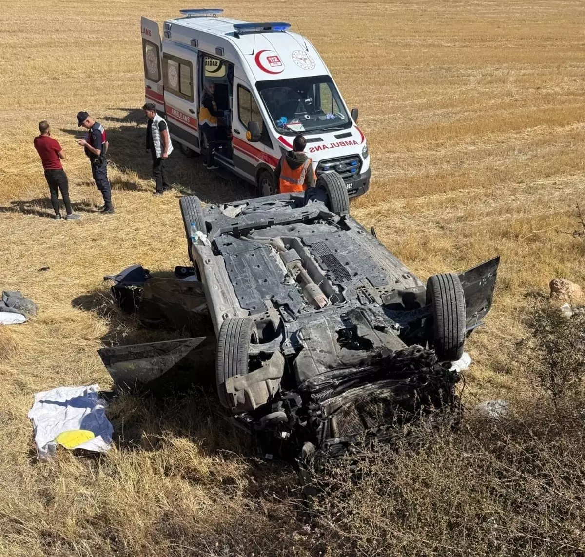 Uşak\'ta Trafik Kazası: 2 Yaralı