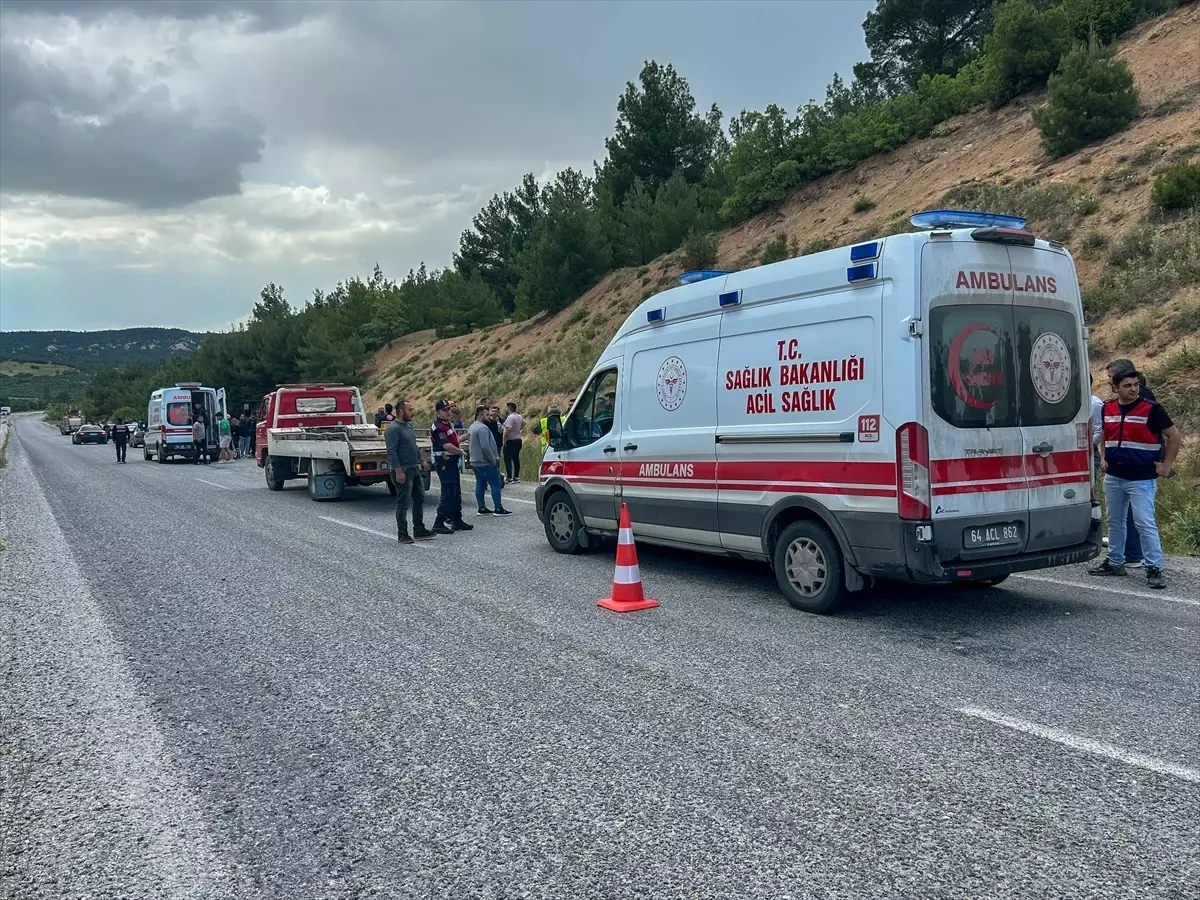 Uşak\'ta Kaza: 7 Yaralı