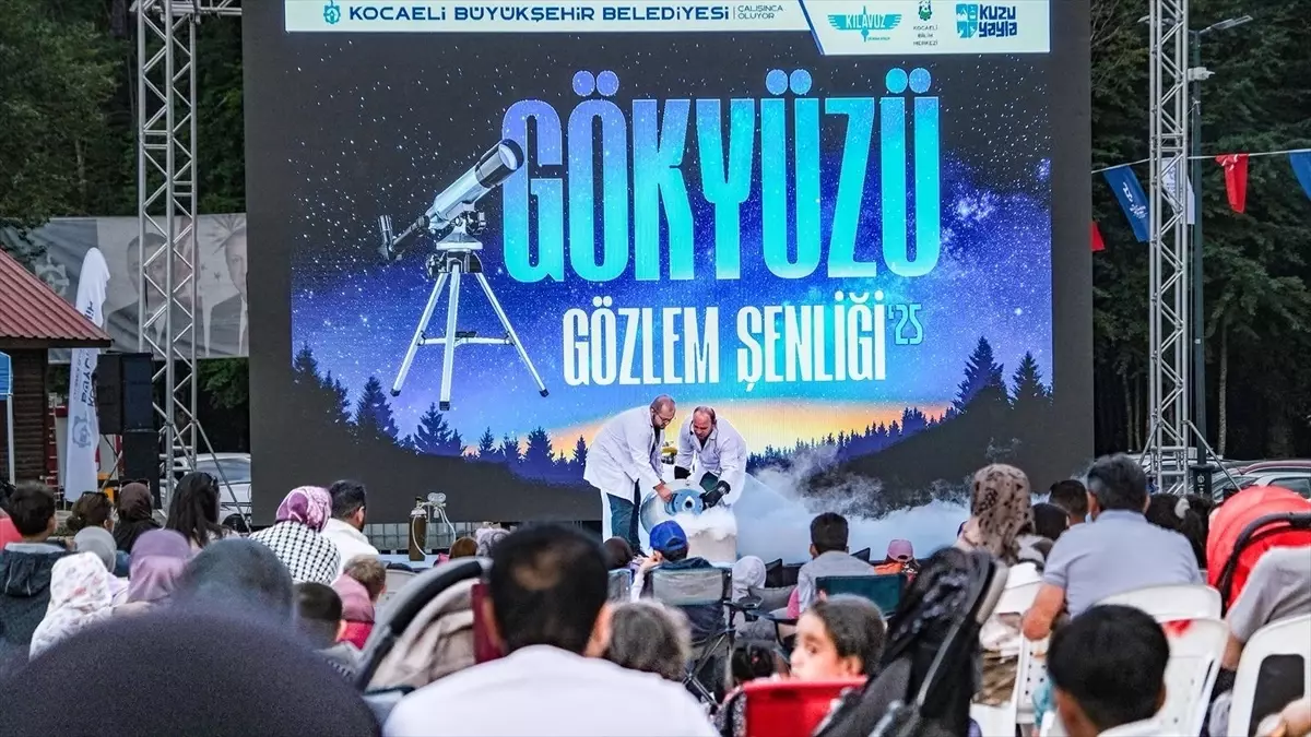 Kuzuyayla\'da Gökyüzü Gözlem Şenliği