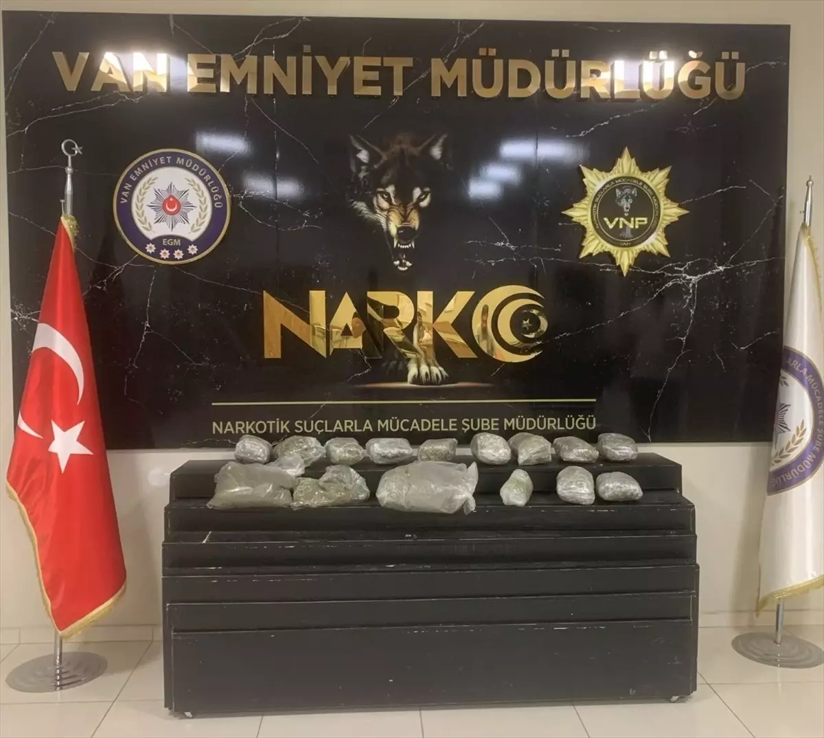 Van\'da 10 Kilo Skunk Ele Geçirildi