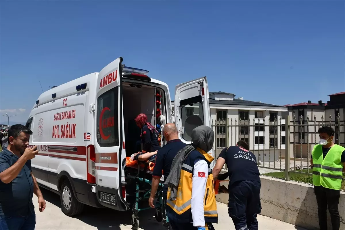 Vezirköprü\'de Yangın Eğitimi ve Tatbikat Gerçekleştirildi
