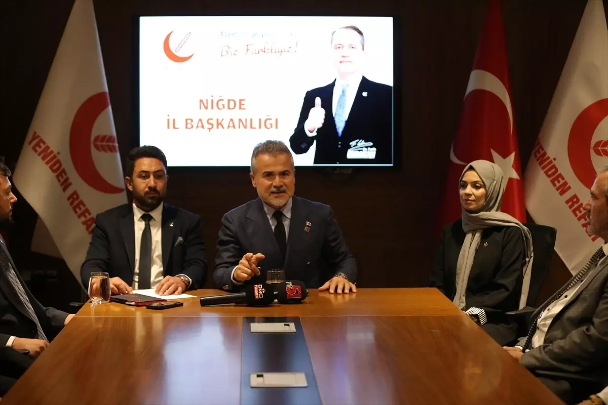 Yeniden Refah Partisi Genel Başkan Yardımcısı Kılıç, Niğde\'de konuştu