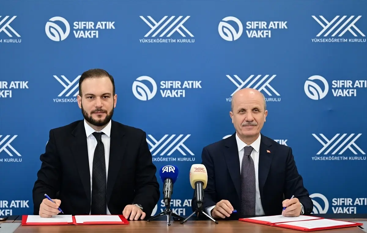 YÖK ile Sıfır Atık Vakfı arasında işbirliği protokolü imzalandı