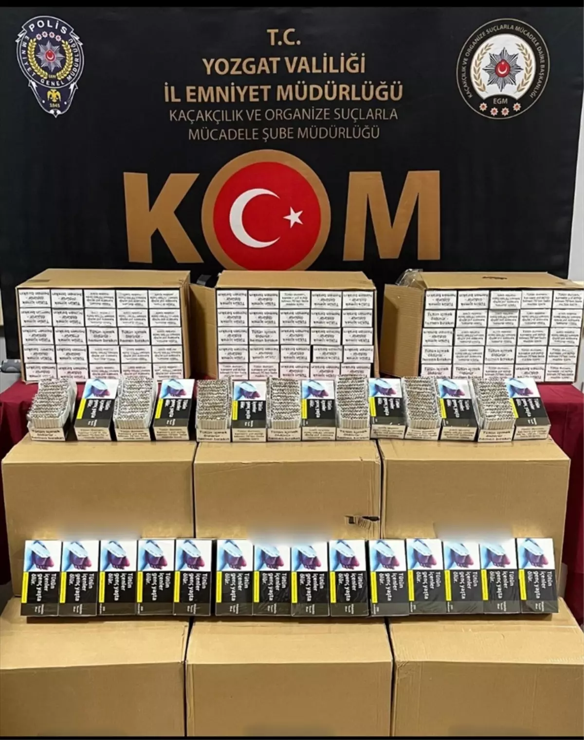 Yerköy\'de 202 Bin Makaron Ele Geçirildi