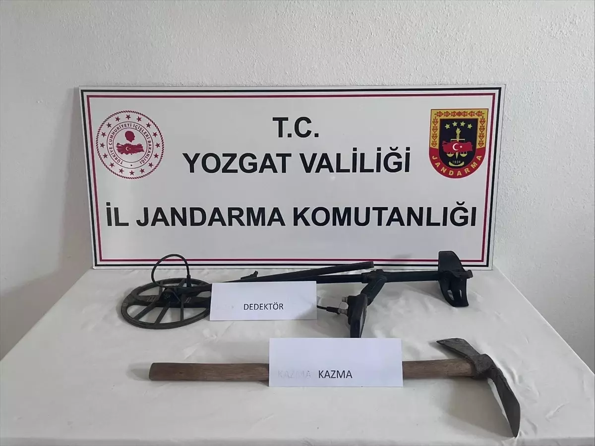 Yozgat\'ta İzinsiz Kazı Yapan Zanlı Yakalandı