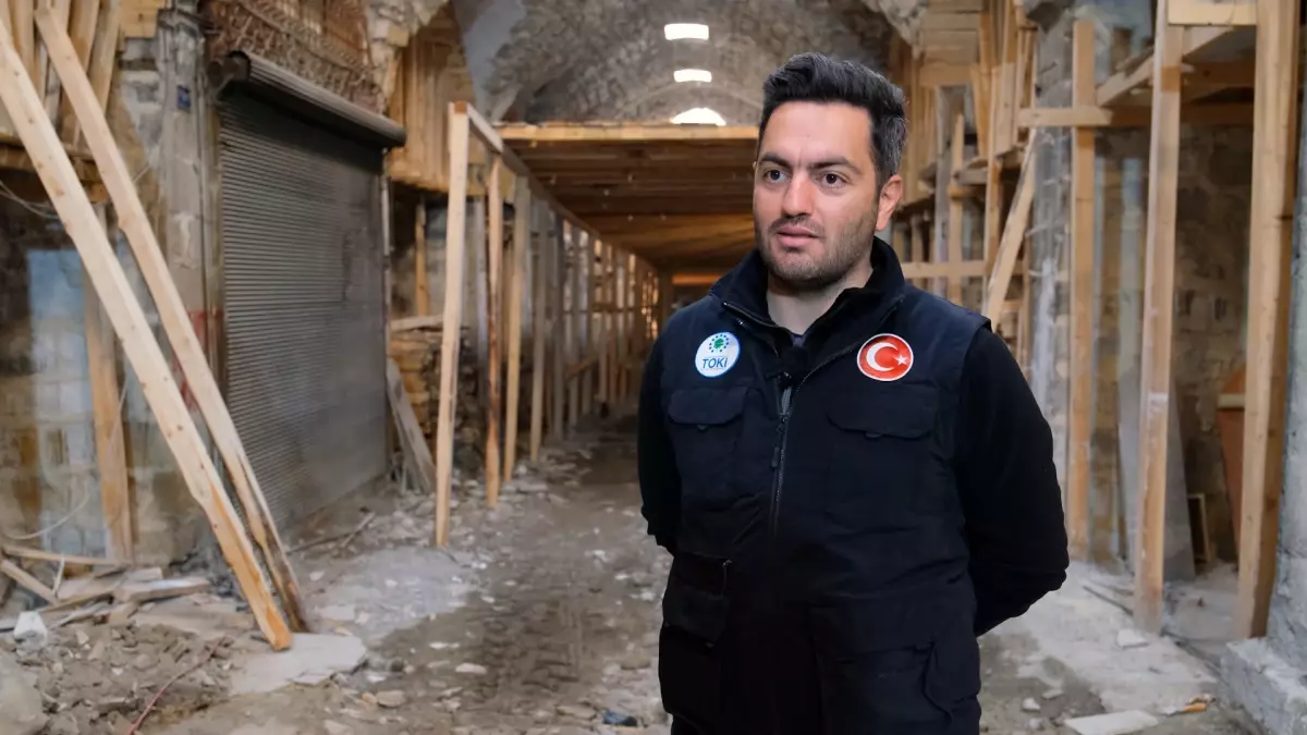 Kahramanmaraş Tarihi Çarşı Restore Ediliyor