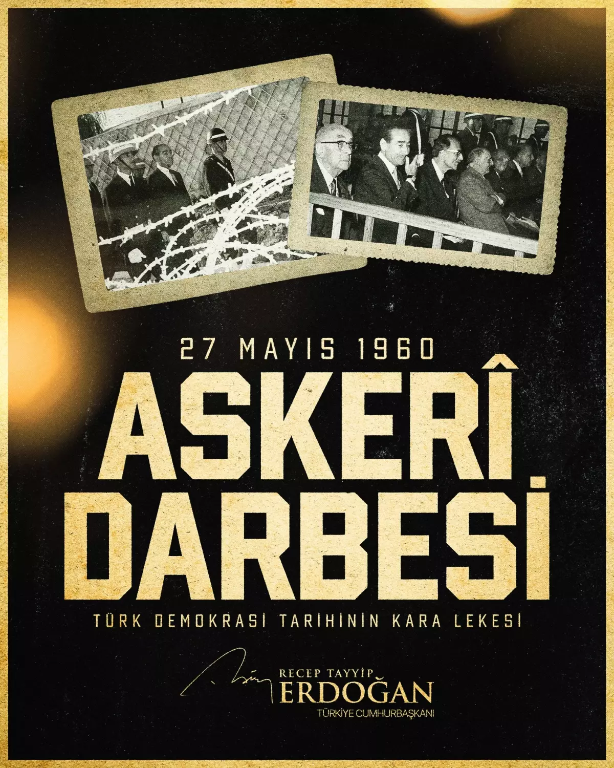 Erdoğan\'dan 27 Mayıs darbesi mesajı