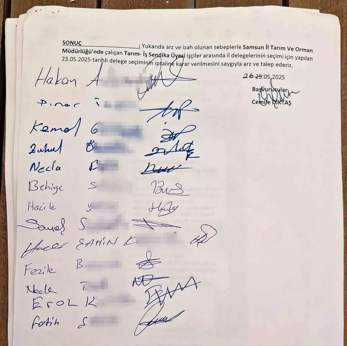 Samsun\'da Delege Seçimlerine İptal Davası