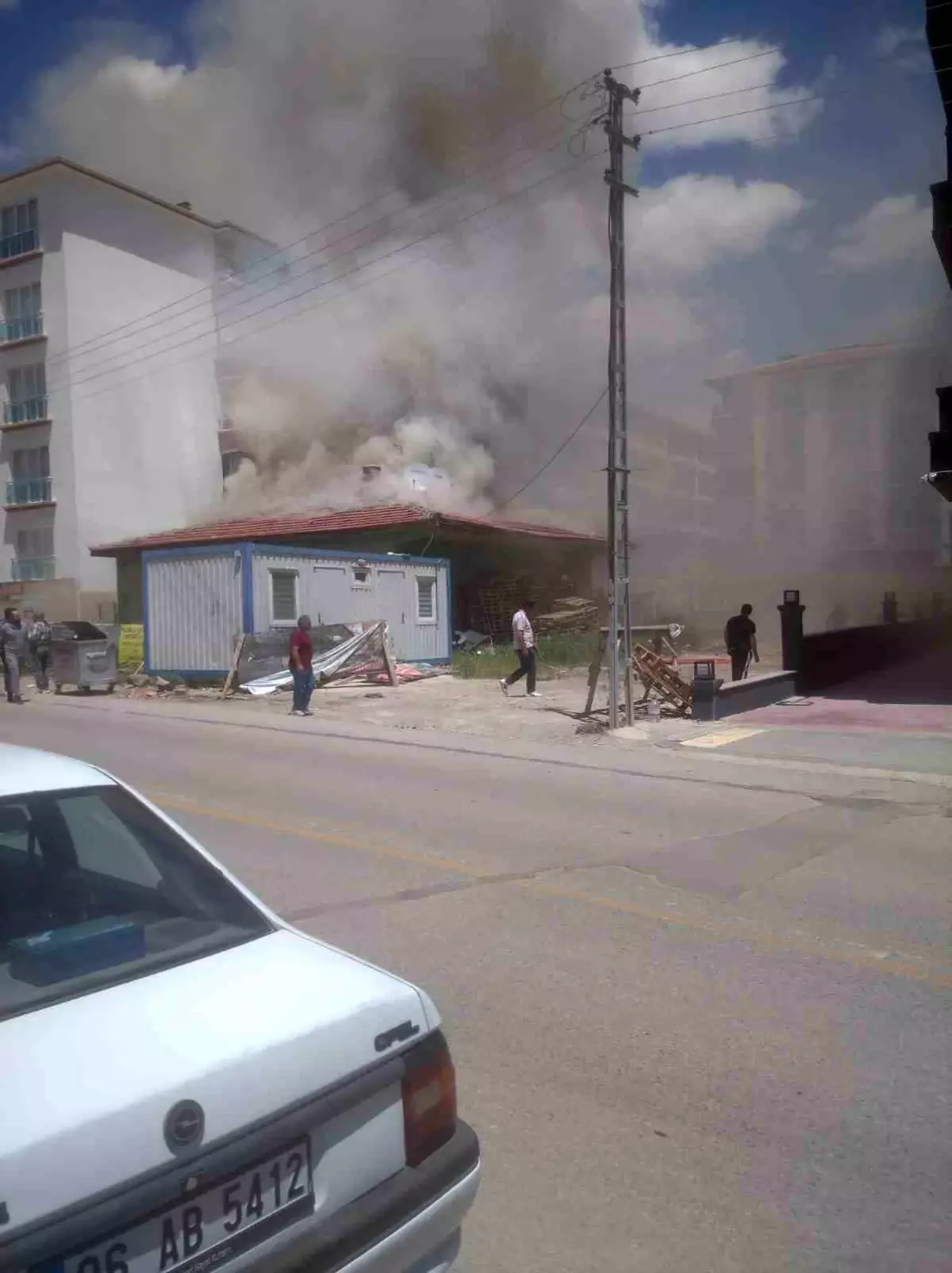 Sincan\'da Müstakil Evde Yangın