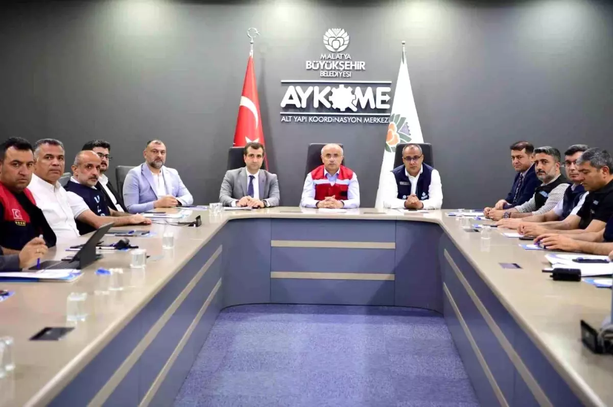 Malatya\'da Sağanak Yağışa Hızlı Müdahale