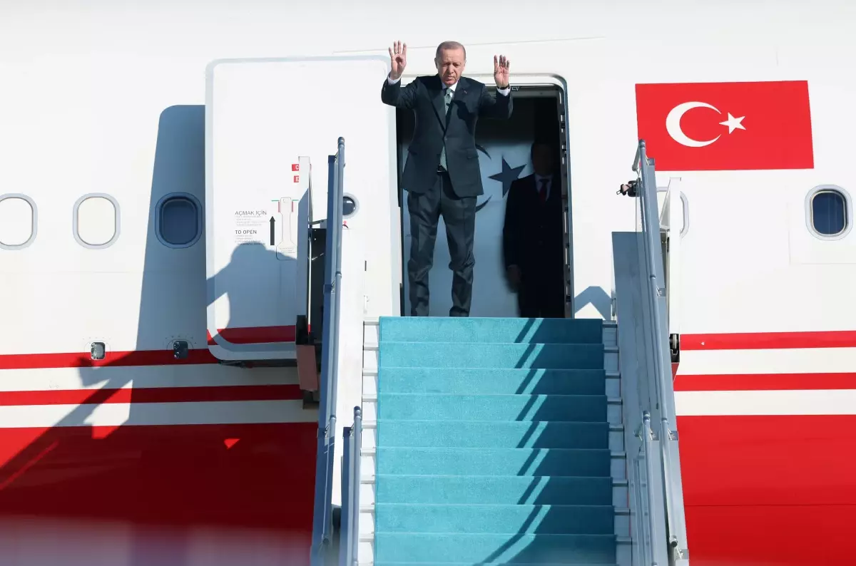 Cumhurbaşkanı Erdoğan, Azerbaycan Bağımsızlık Günü Kutlamalarına Katılmak Üzere Yola Çıktı