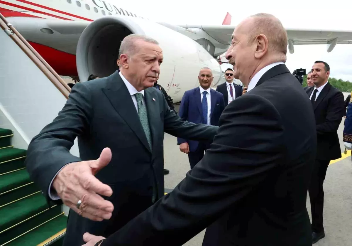 Cumhurbaşkanı Erdoğan ve Aliyev, Laçın Uluslararası Havalimanı\'nın açılışını yaptı