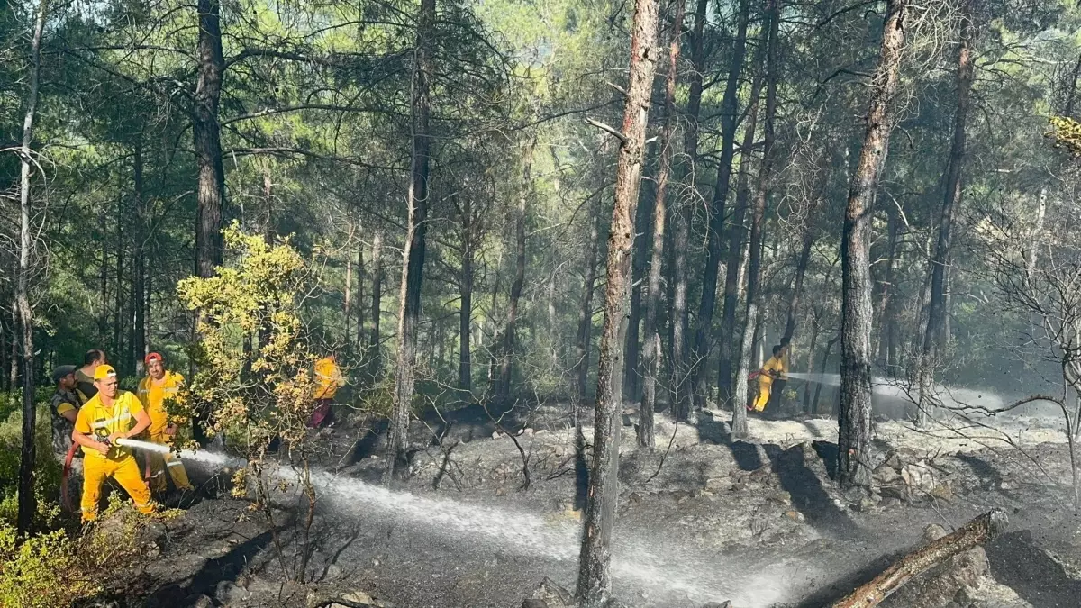 Marmaris\'teki Orman Yangını Kontrol Altına Alındı