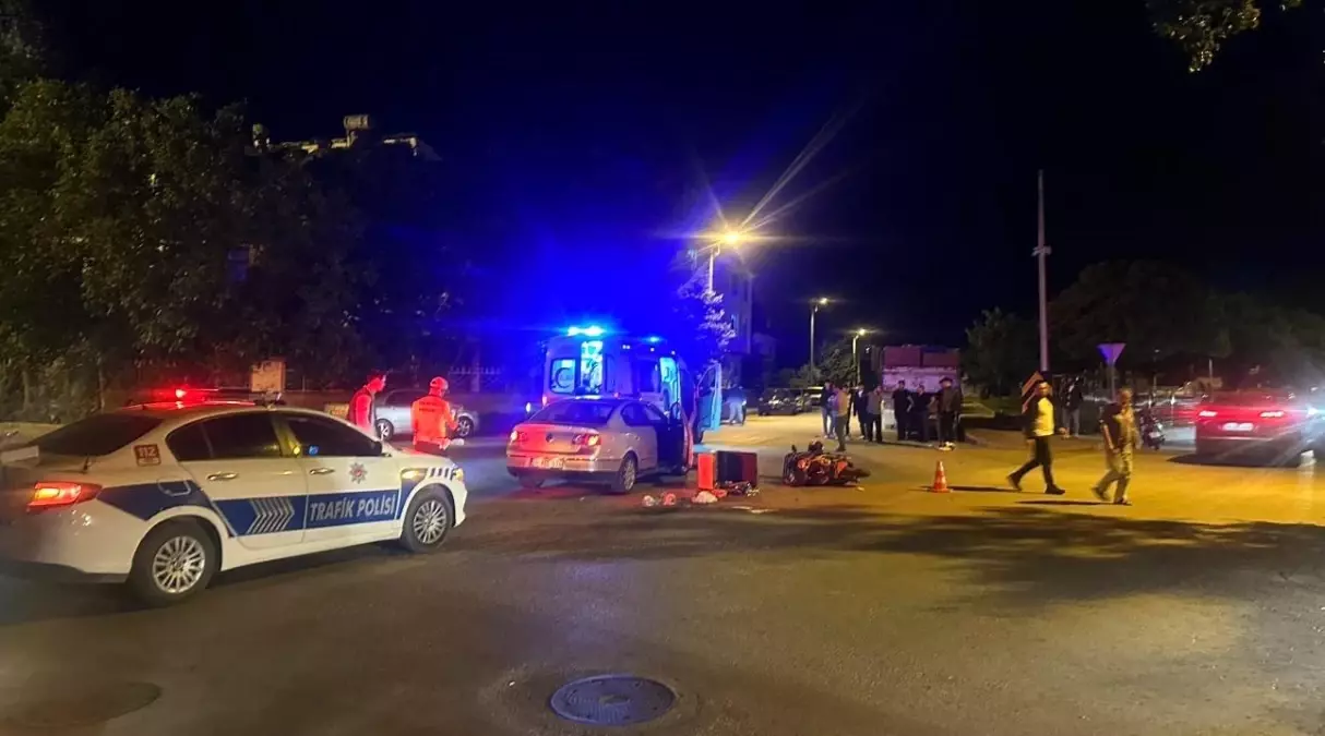 Erzincan\'da Motosiklet Kazası!