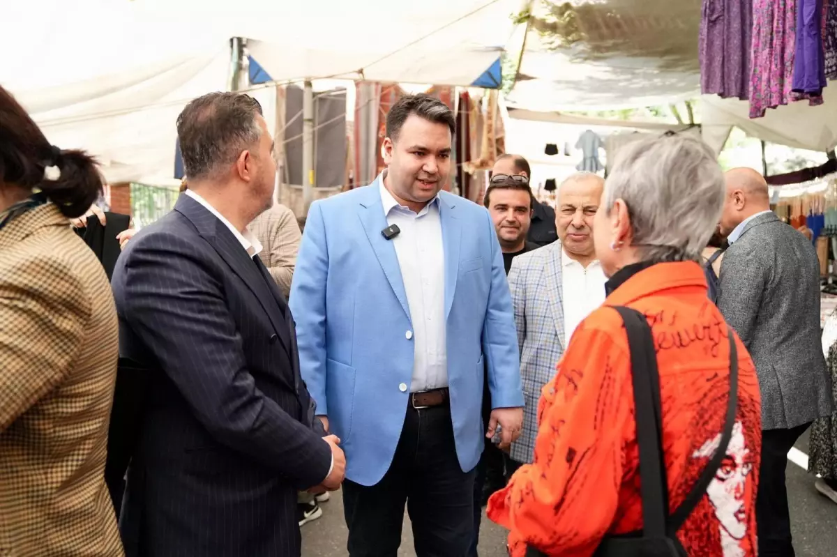 Rasim Şişman Pazar Ziyareti Yaptı
