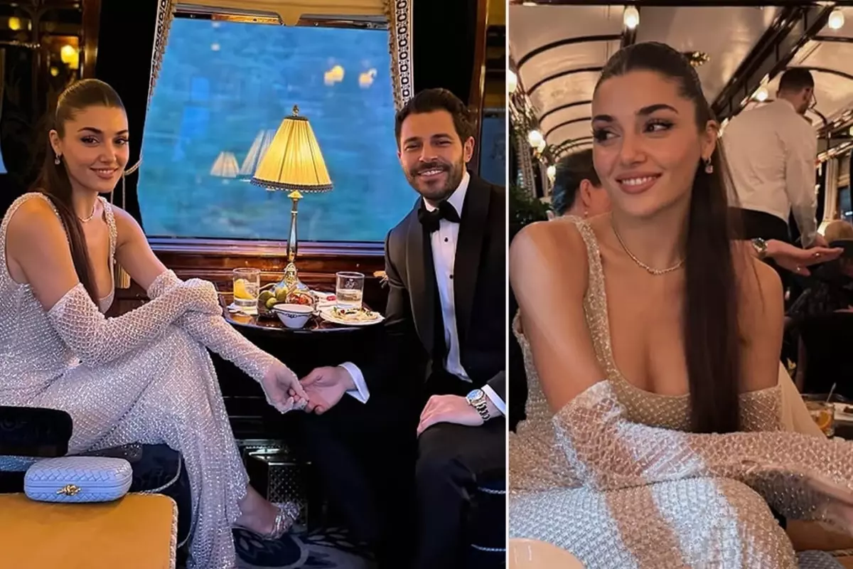 Hande Erçel ve Hakan Sabancı\'nın 5 günlük tren yolculuğu servet değerinde