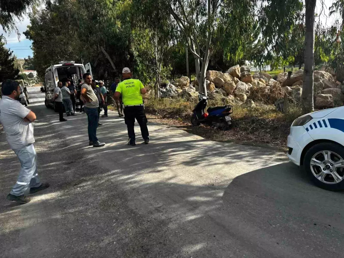 Gazipaşa\'da Motosiklet Kazası: Sürücü Yaralı