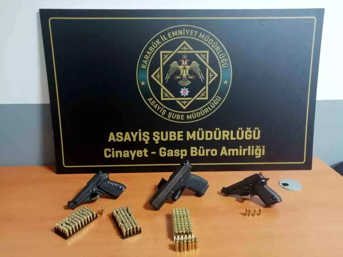 Karabük\'te Ruhsatsız Silah Operasyonu