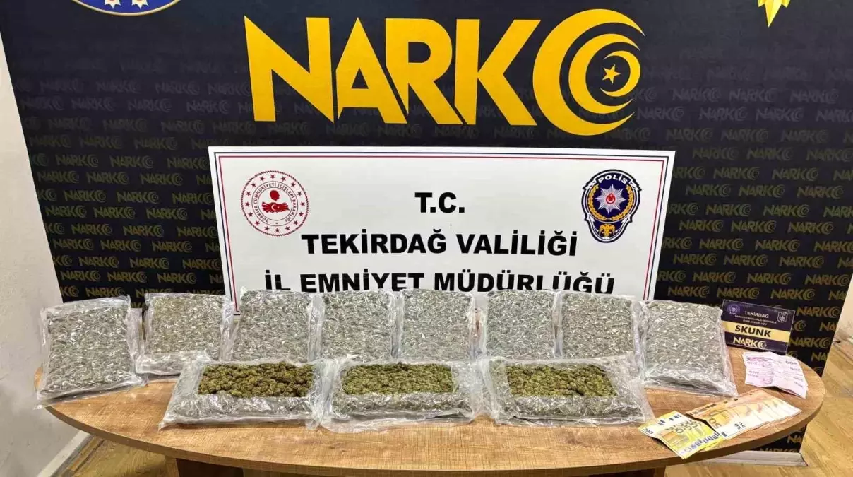 Tekirdağ\'da Uyuşturucu Operasyonu: 10 Tutuklama