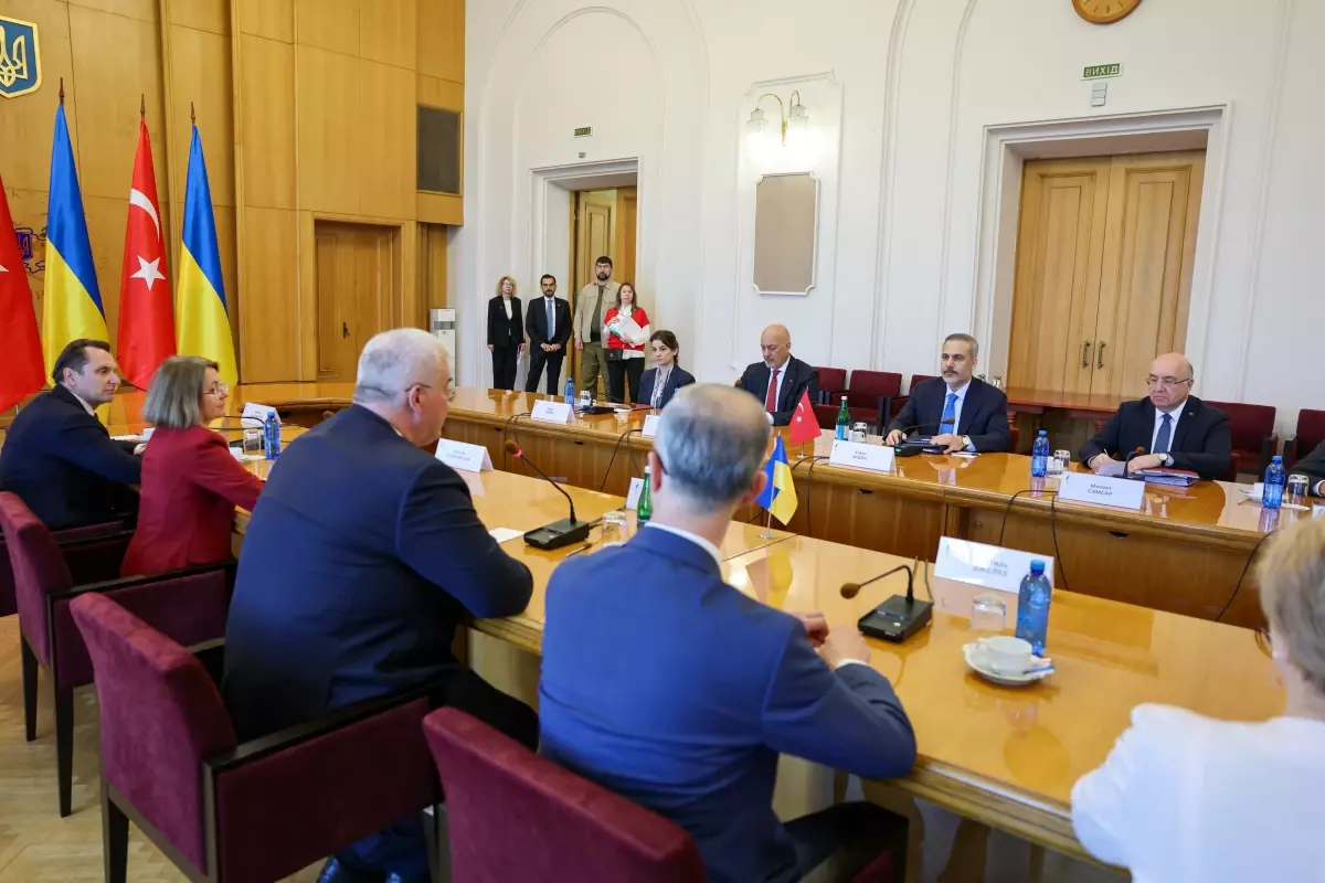 Hakan Fidan Ukrayna\'da Görüşme Yaptı