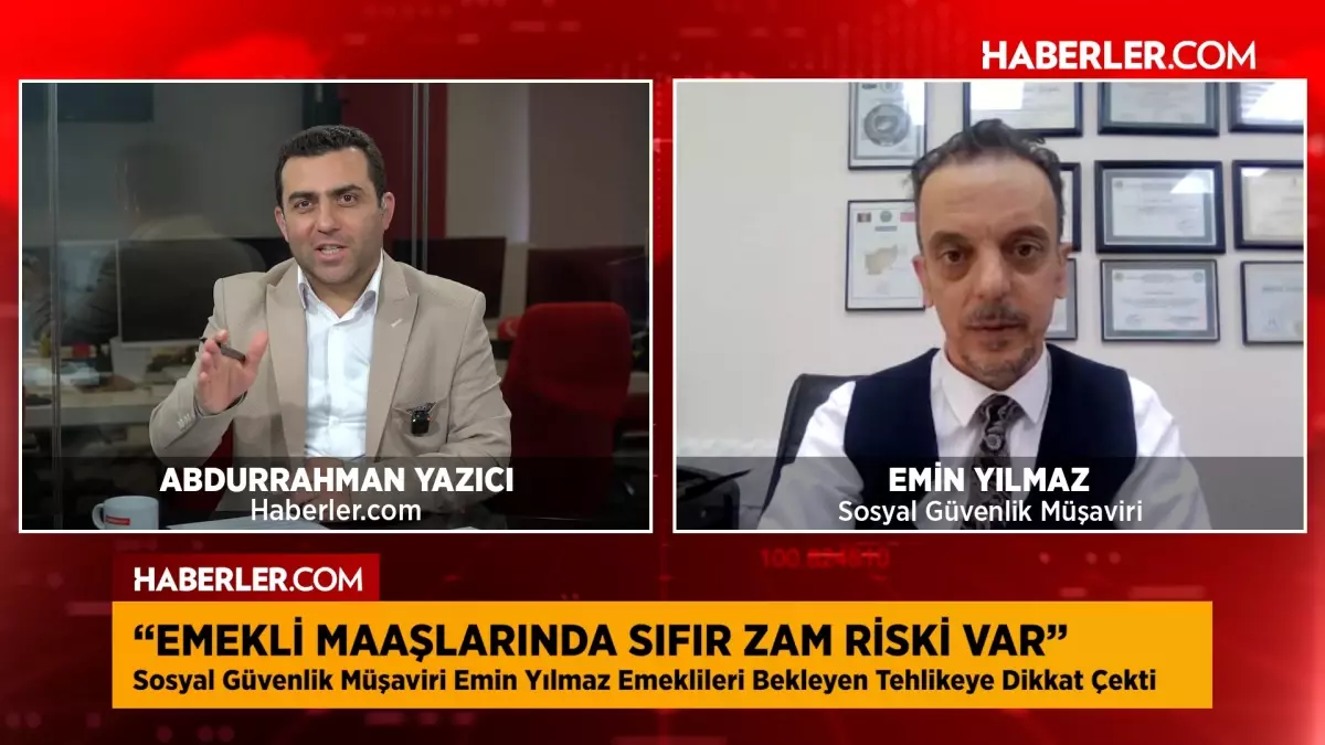 Emin Yılmaz: 12 bin 250 TL\'nin altında kök aylığı olanlar sıfır zam riskiyle karşı karşıya