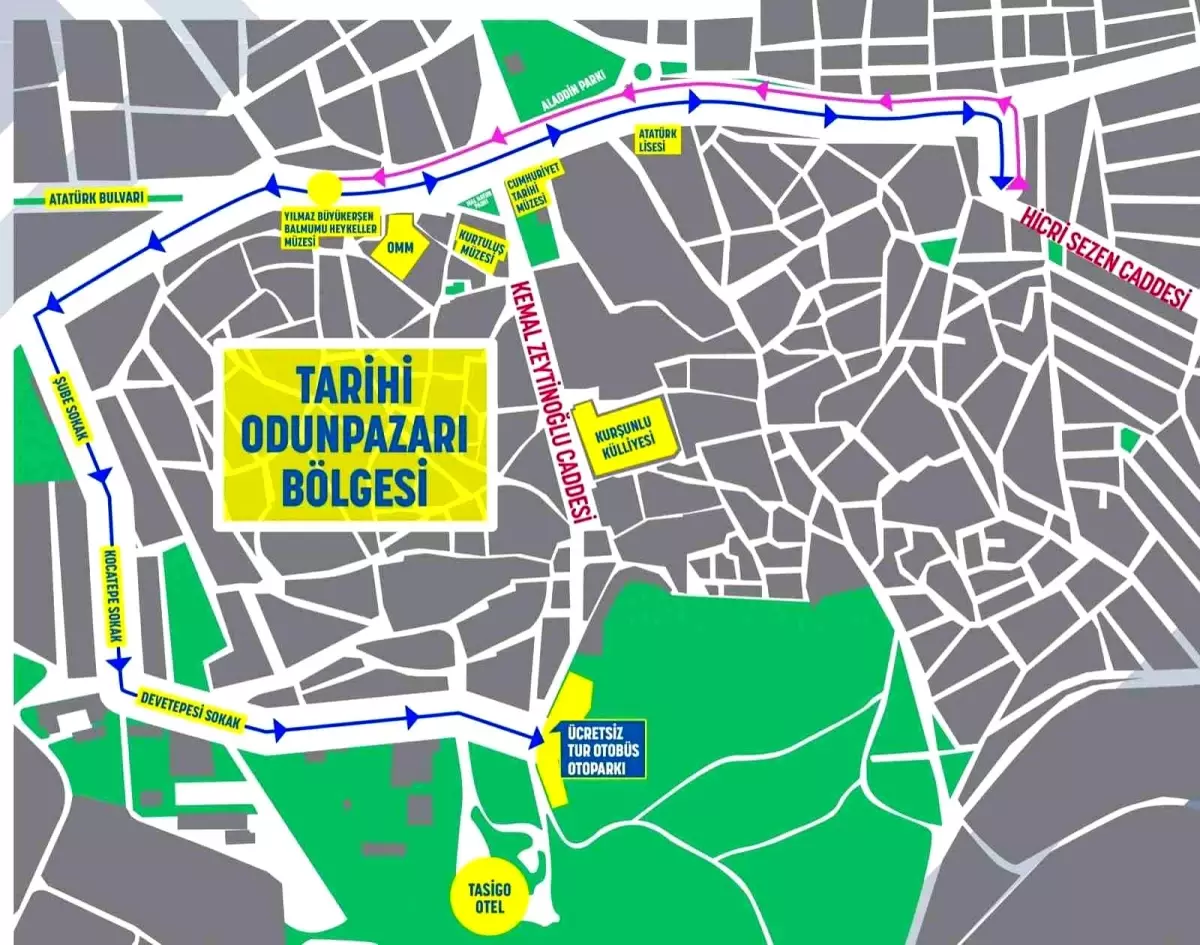 Eskişehir\'de tur otobüslerine yeni park ve indirme-bindirme düzenlemesi