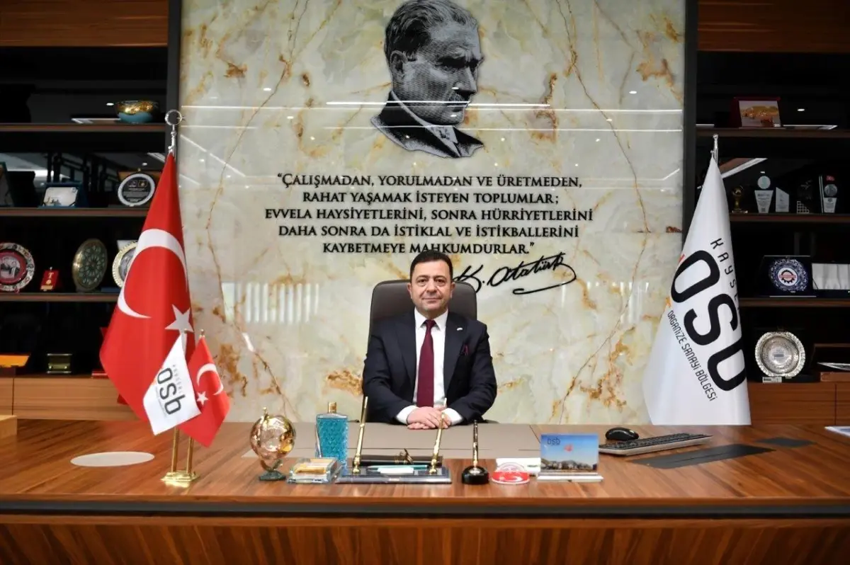 Kayseri OSB Başkanı\'ndan Ekonomi Açıklaması