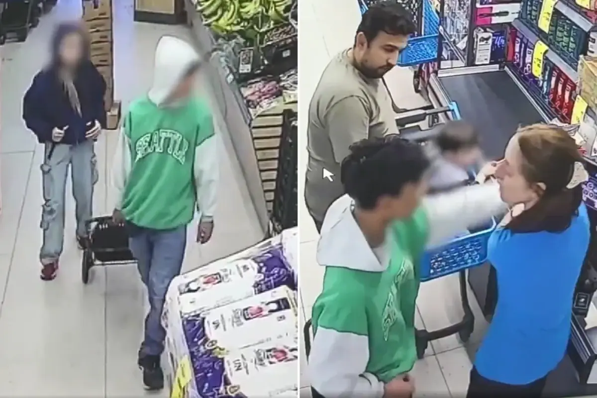 Zincir marketten 22 bin liralık ürün çalan iki çocuk kasiyeri tehdit etti