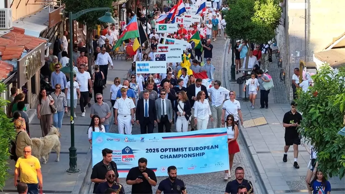 2025 Optimist Avrupa Şampiyonası Çeşme\'de Başladı