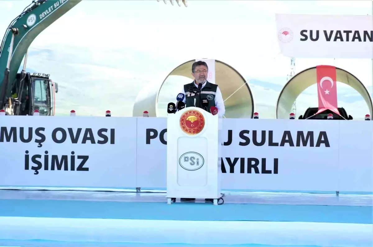 Muş Ovası Pompaj Sulama Töreni