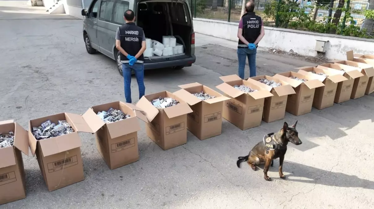 Mersin\'de Dronla Uyuşturucu Operasyonu