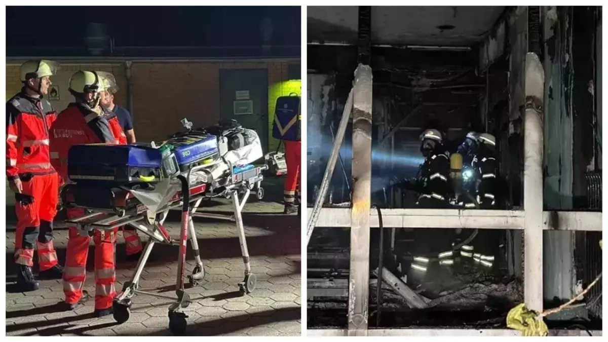 Hamburg\'daki hastanede yangın: 3 ölü, 54 yaralı