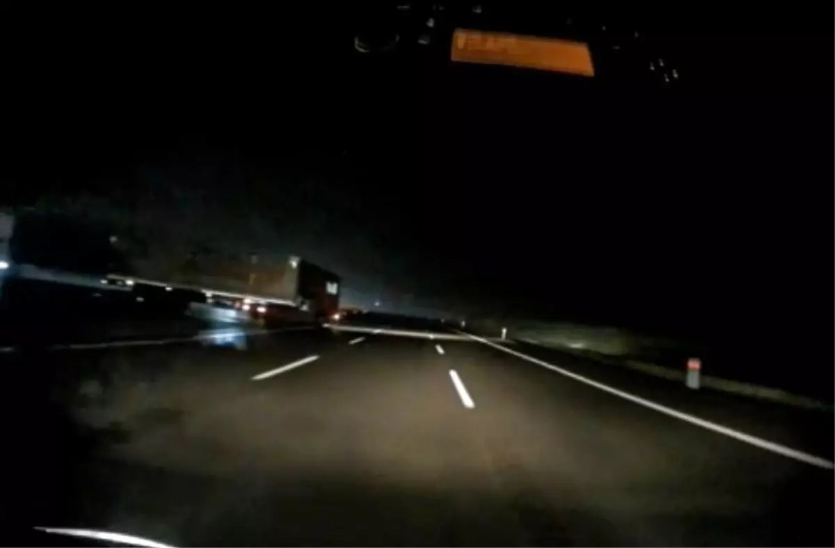 Bolu\'da Tır\'dan Tehlikeli Dönüş