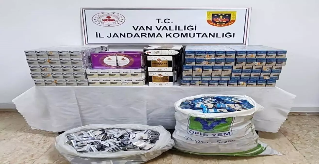 Van\'da Gümrük Kaçağı Malzeme Ele Geçirildi