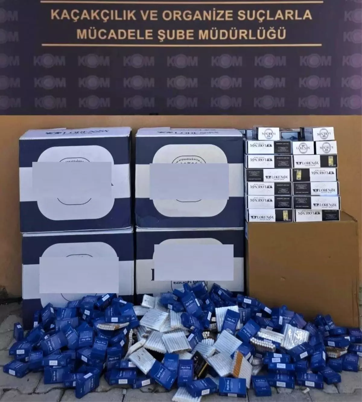 Anamur\'da 66 Bin Kaçak Makaron Ele Geçirildi