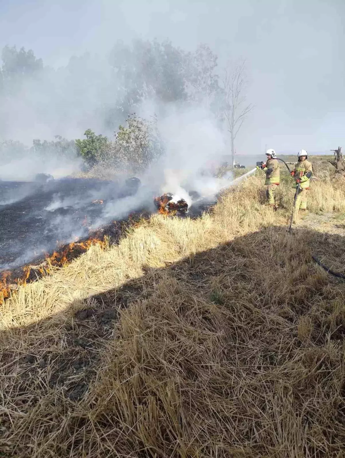 Hatay\'da Saman Balyaları Yandı